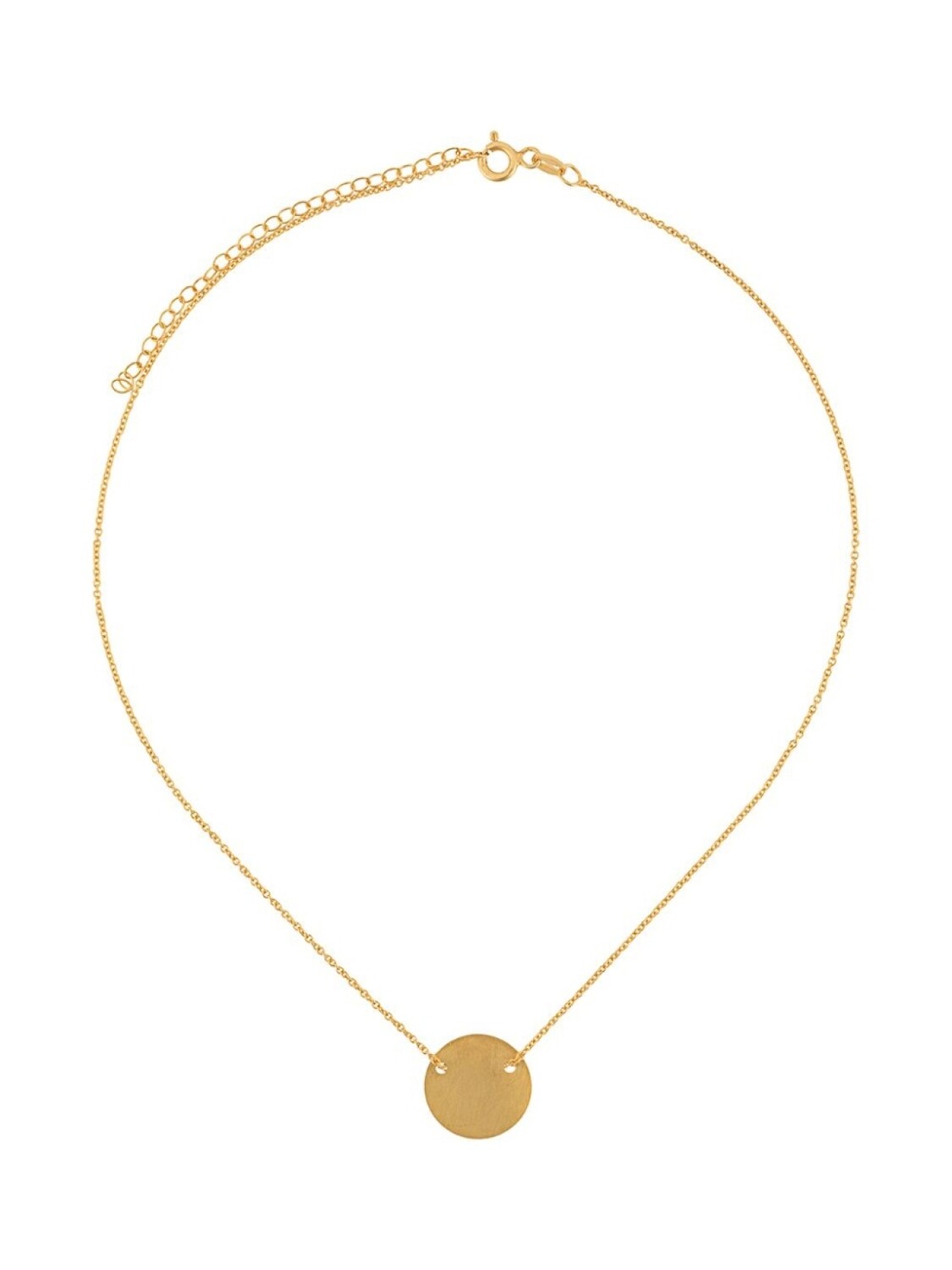 

Колье Making Marks с подвеской-диском Hsu Jewellery, золотой