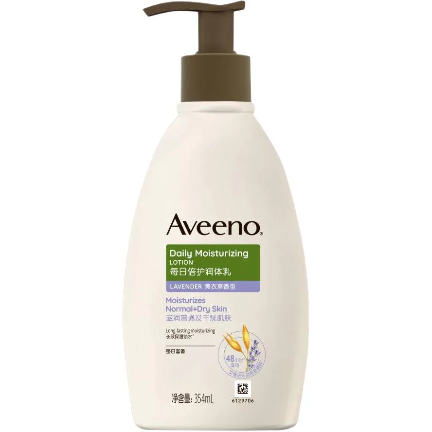 Aveeno Увлажняющий лосьон для тела с овсянкой 354 мл*2, Adult - Daily Moisturizing Body Lotion 354ml — фото 4