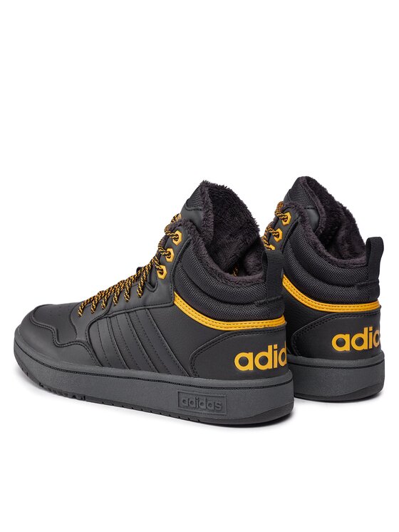 Кроссовки Hoops 3.0 Mid IG7928 Adidas, черный — фото 3
