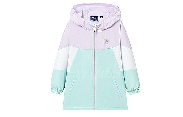 

Детская куртка ФИЛА FILA, цвет Pale emerald blue