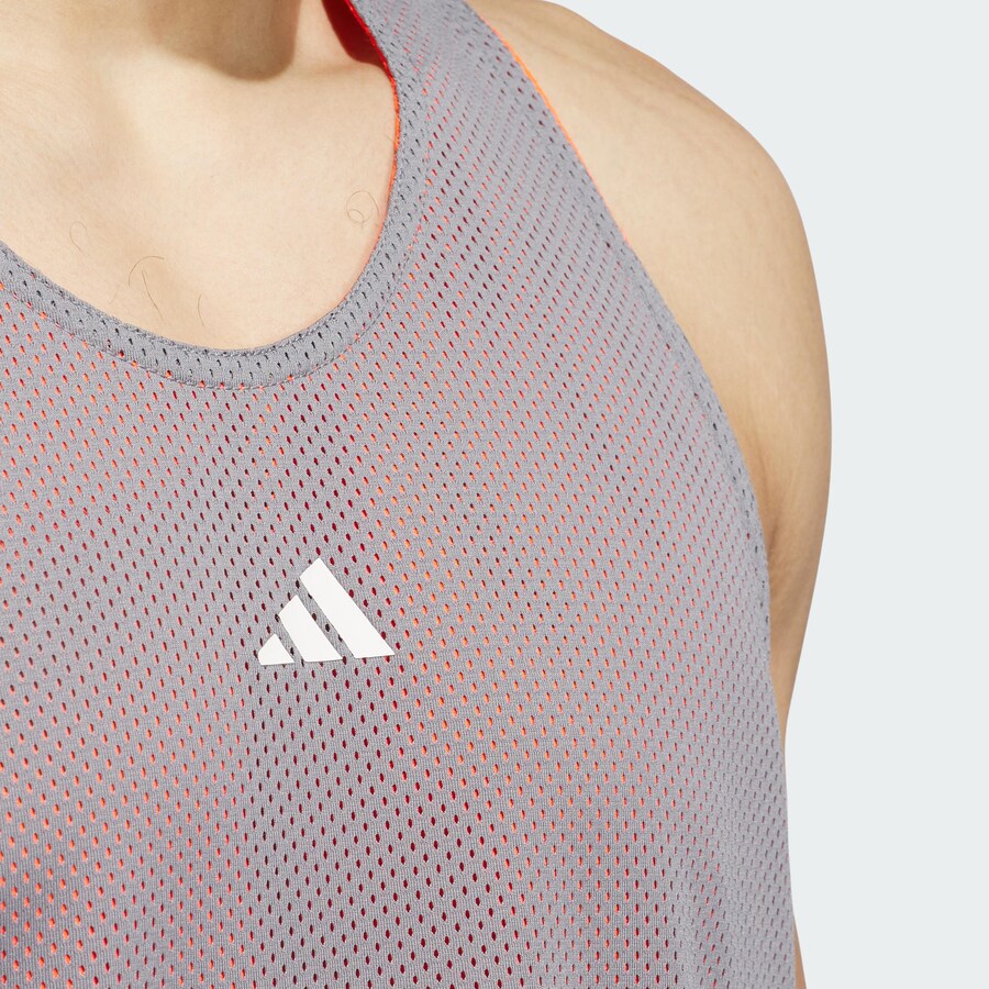 Рубашка для выступлений ADIDAS PERFORMANCE, серый — фото 3