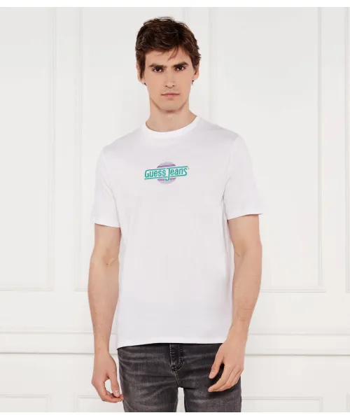 

Футболка Slim fit Guess Jeans, белый