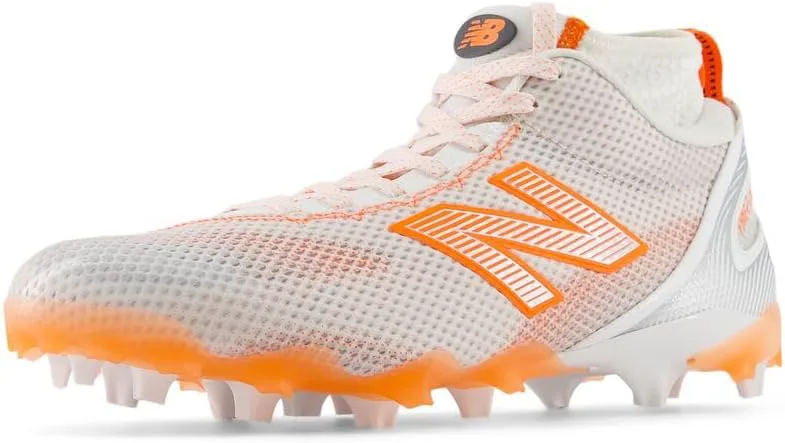 Мужские кроссовки для лакросса New Balance Freezelx V5, белый/оранжевый — фото 4