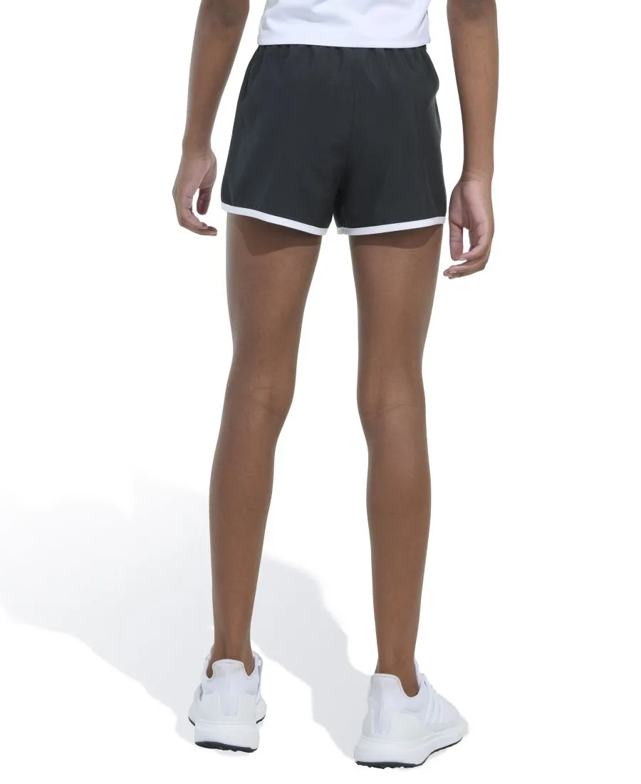 Шорты Pacer Pull-On для девочек 8-16 лет Adidas, черный — фото 4