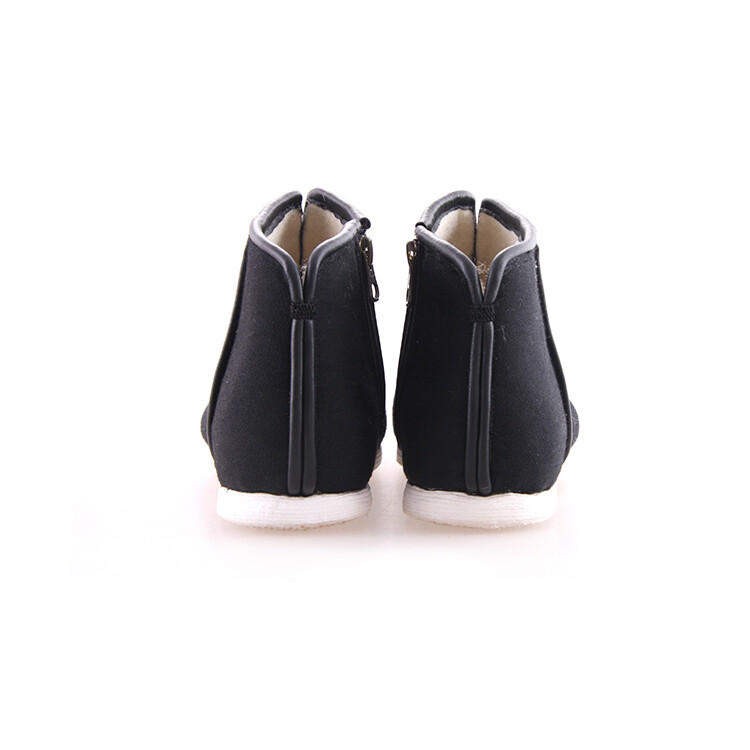 Туфли женские повседневные Women's Casual Shoes Women's High-Top Black Neiliansheng — фото 3