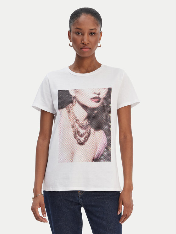 

Футболка classic fit W6RI57 K9RM1 Guess, белый