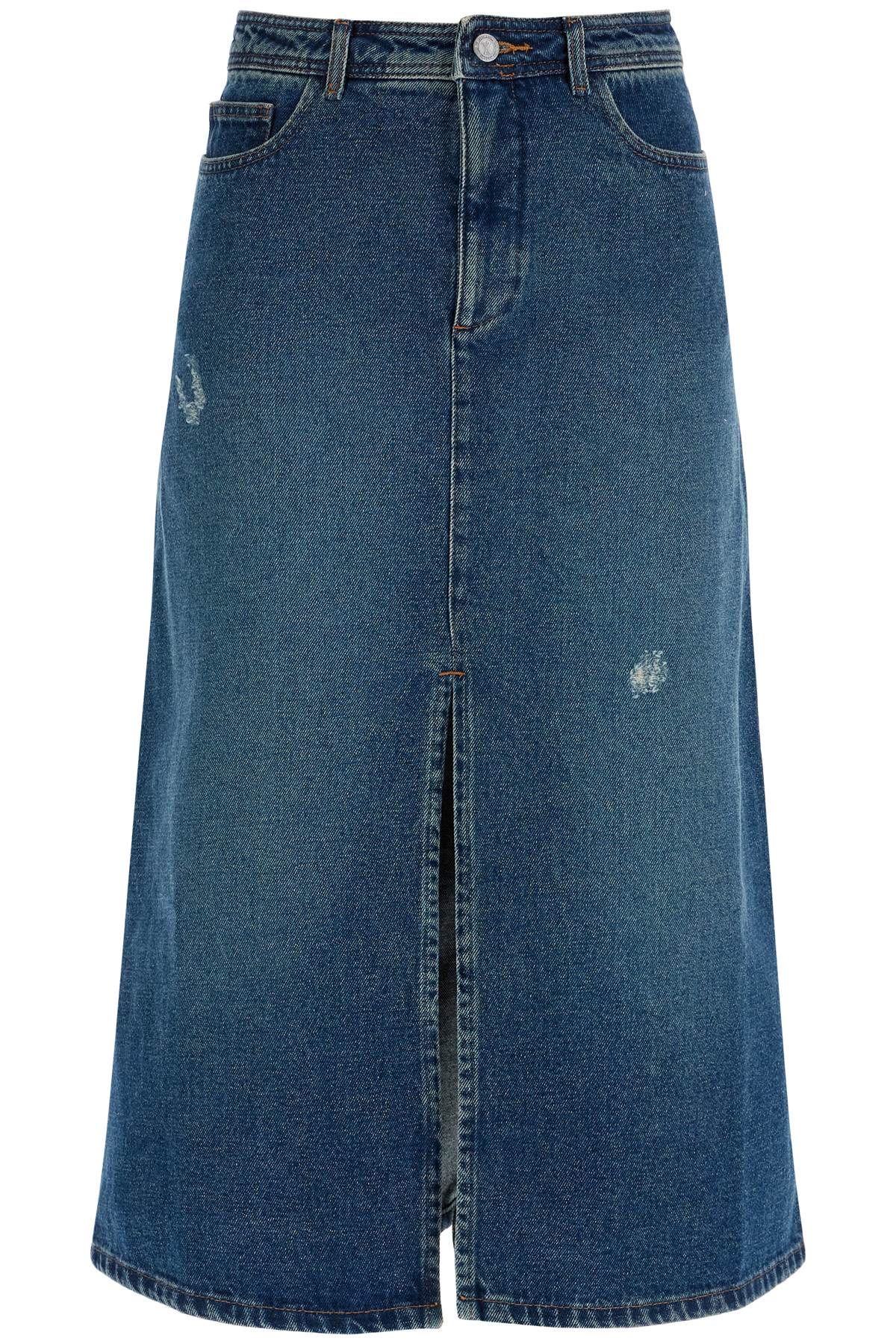 

Женская юбка-миди APC Georgia blue In A.P.C., синий