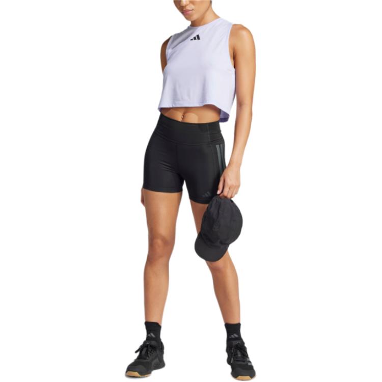 Футболка Boxy Tank Top Adidas, фиолетовый — фото 4