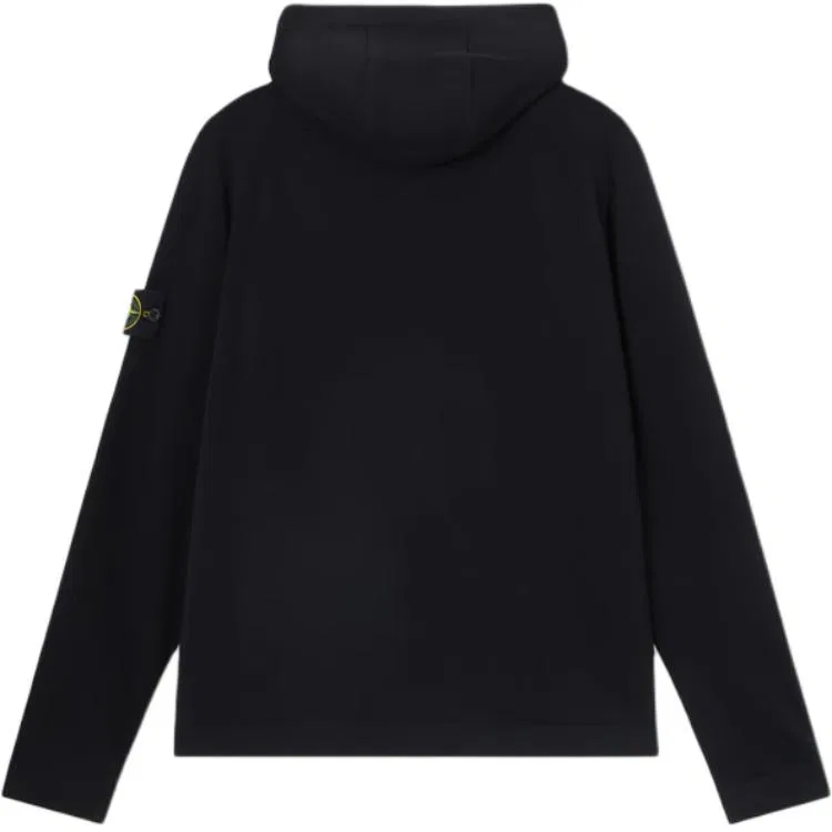 Худи с патчем логотипа STONE ISLAND, Black — фото 2