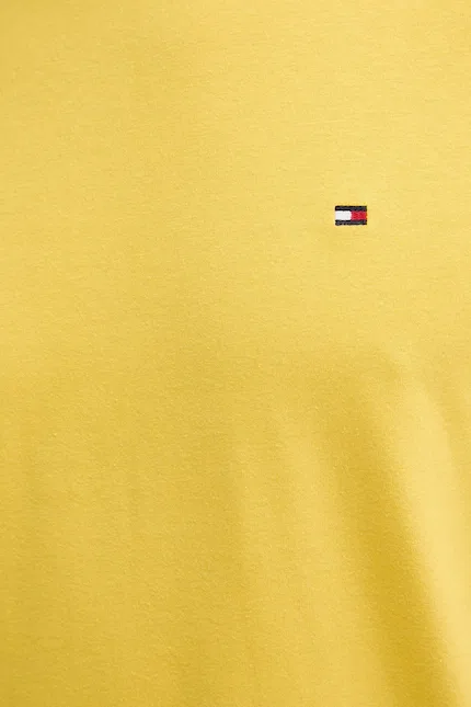 Футболка хлопковая męski bawełniany Tommy Hilfiger, желтый — фото 4