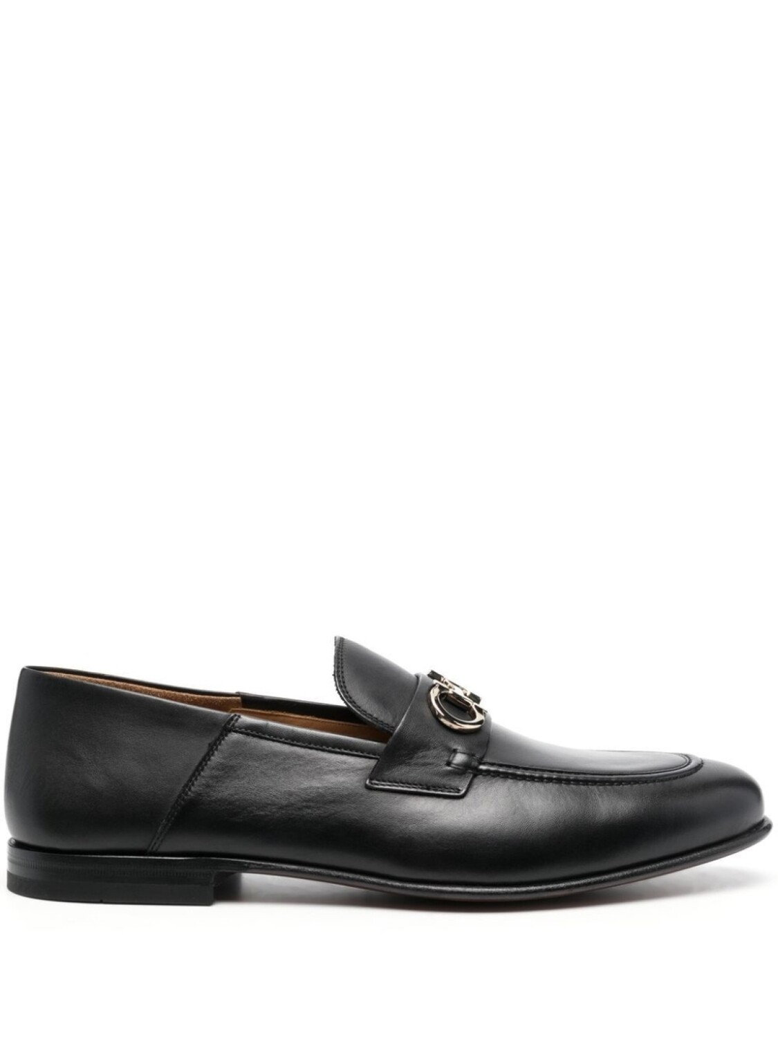 

Ferragamo лоферы с пряжкой Gancini, черный