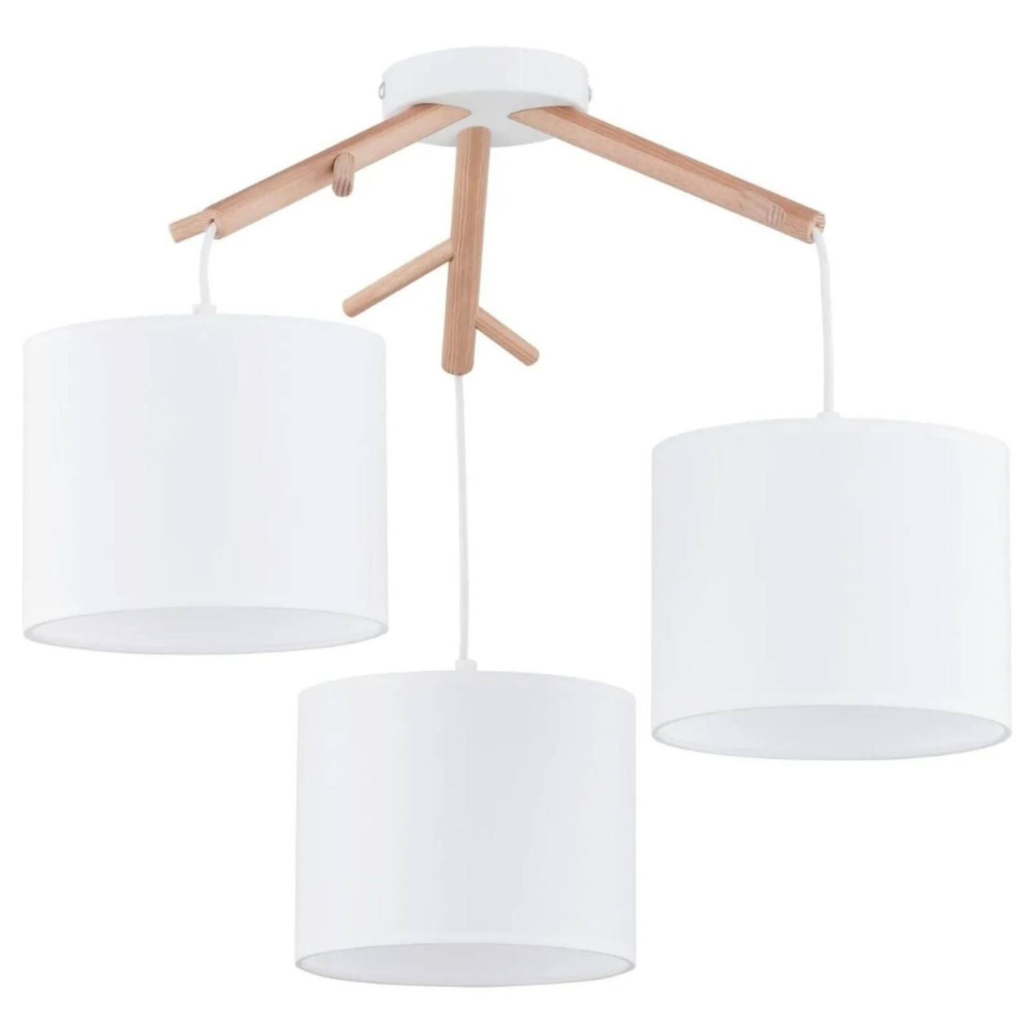 

Подвесная лампа famlights, 52x52x40 см, белый/коричневый