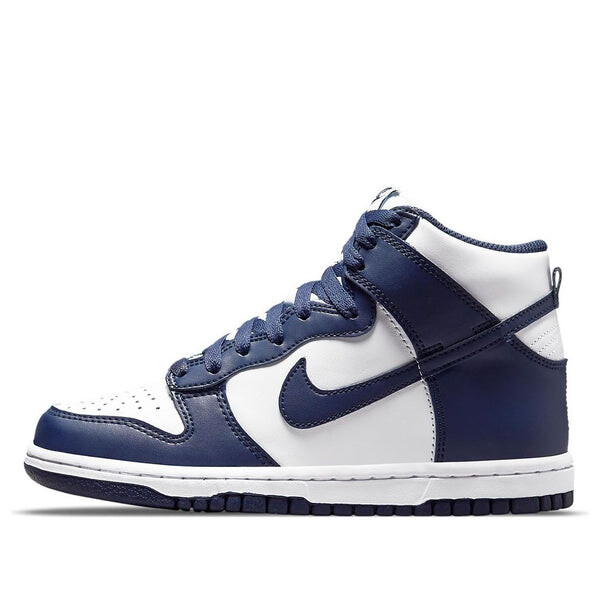 

Кроссовки данк высокие Nike, синий
