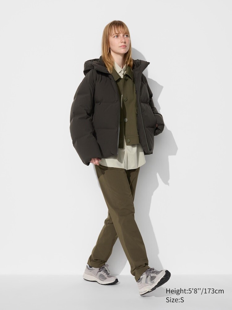 

Легкие брюки heattech длинные Uniqlo, цвет 57 зеленый зеленые
