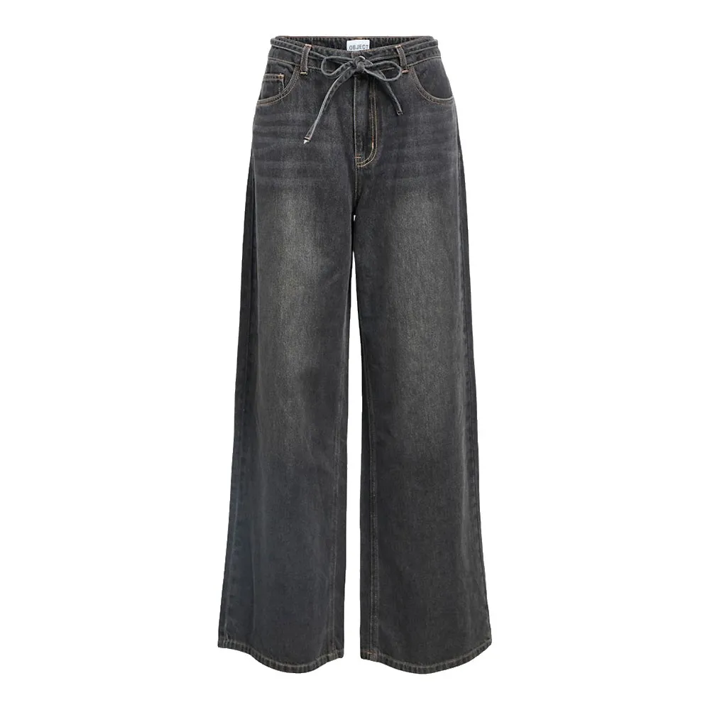 

Джинсы Object Rosie Wide Fit, серый