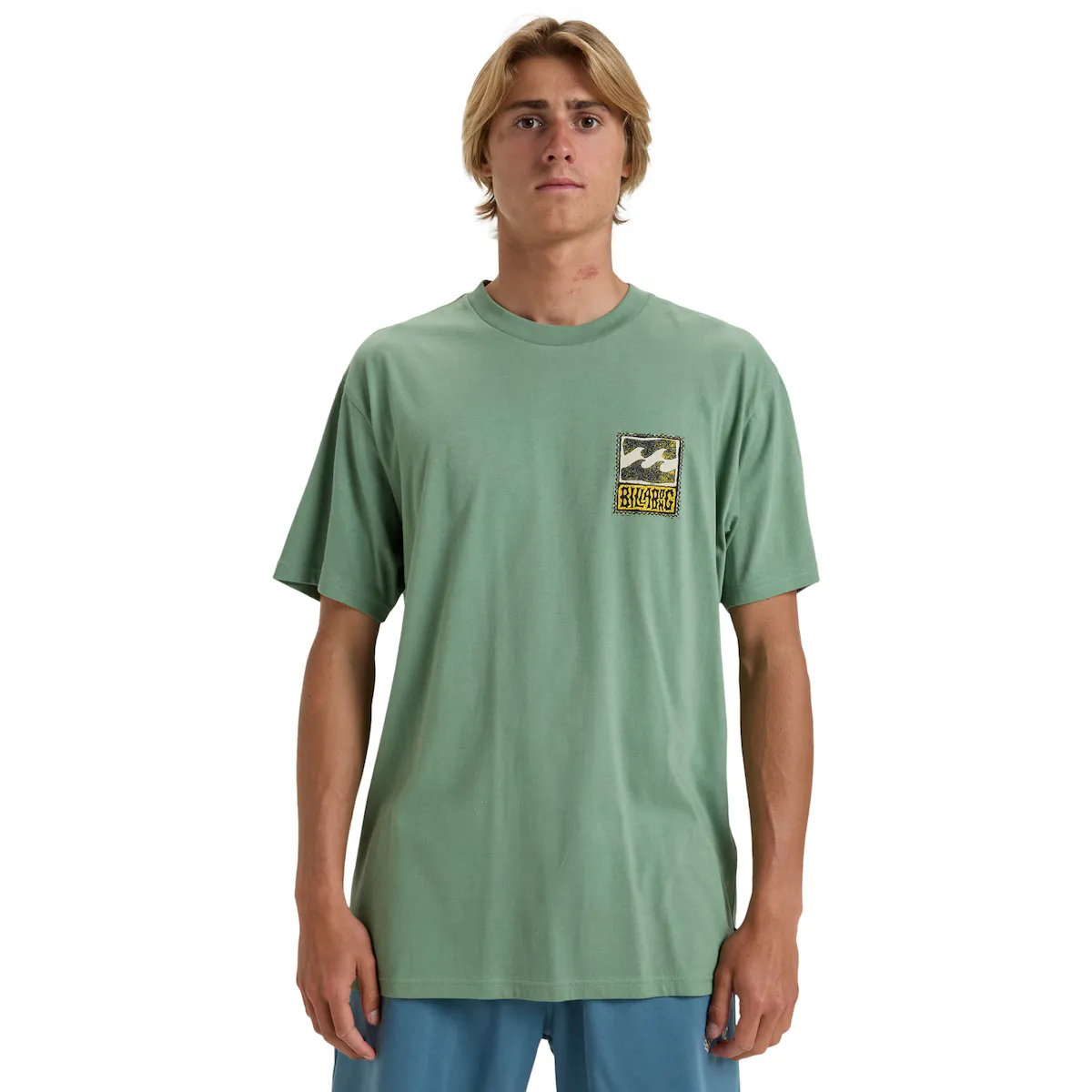 

Мужская футболка Billabong Stamp, зеленый