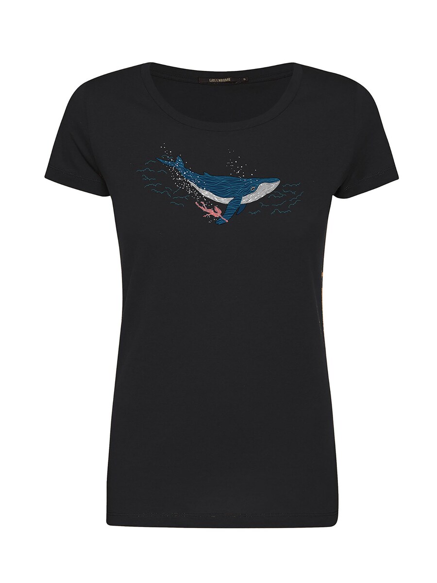 

Рубашка GREENBOMB Animal Whale Dive, черный