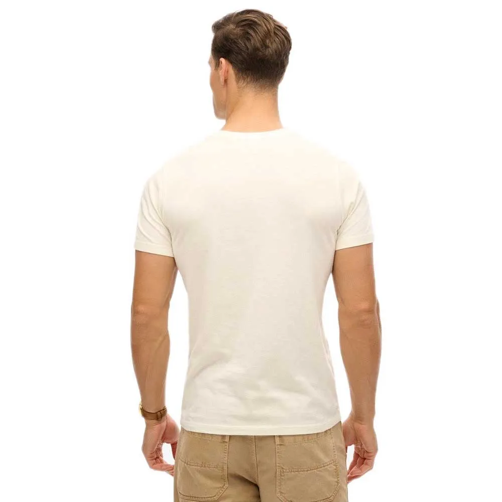 Футболка с коротким рукавом Superdry Classic Essential Pocket, белый — фото 2