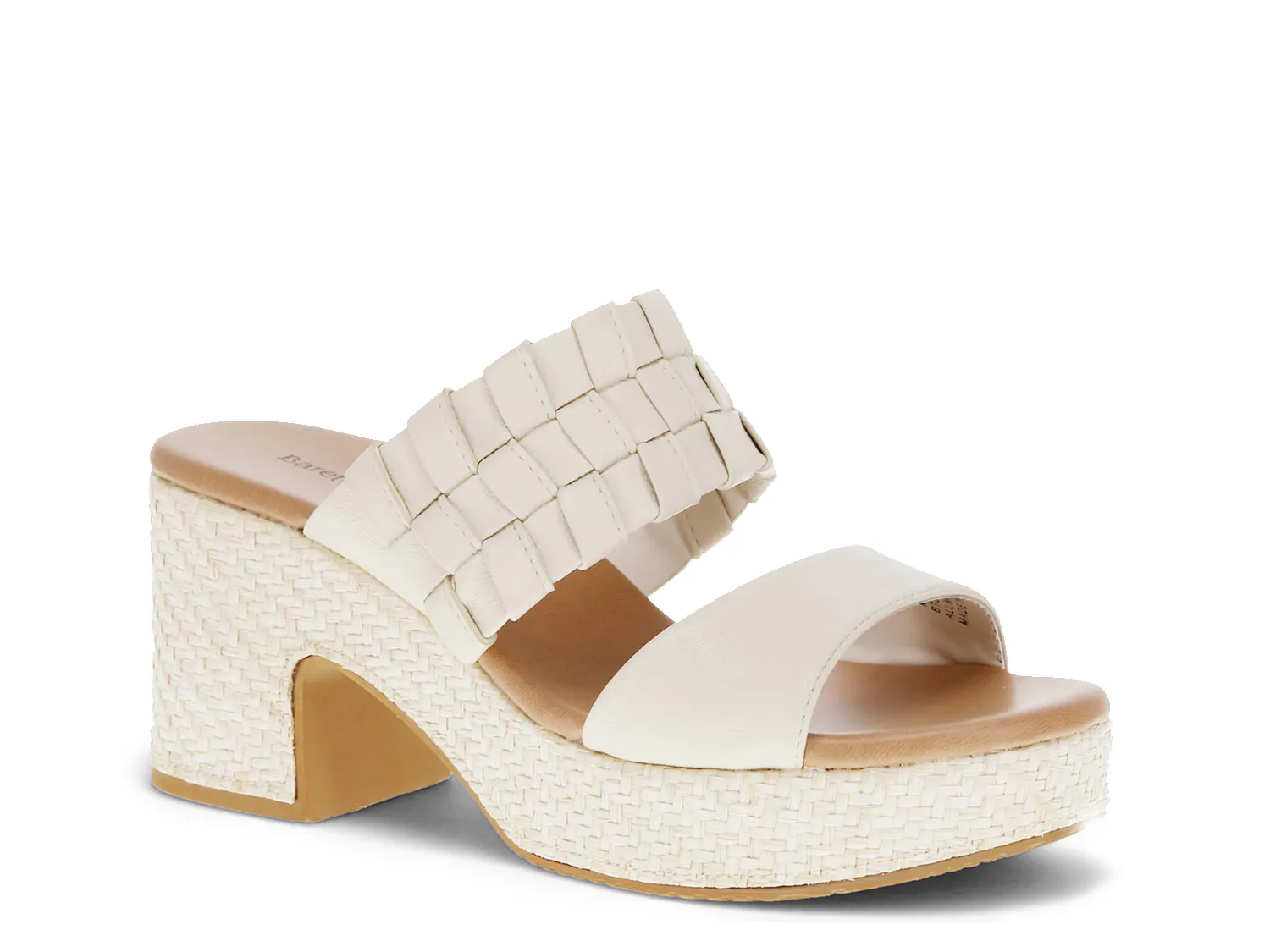 

Сандалии Mavis Platform Sandal Baretraps, цвет creamsynthetic_raffia