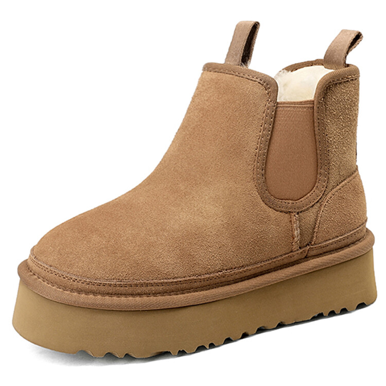 

Ботинки Челси женские каштановые Rongcheng Shoe King, цвет Chestnut