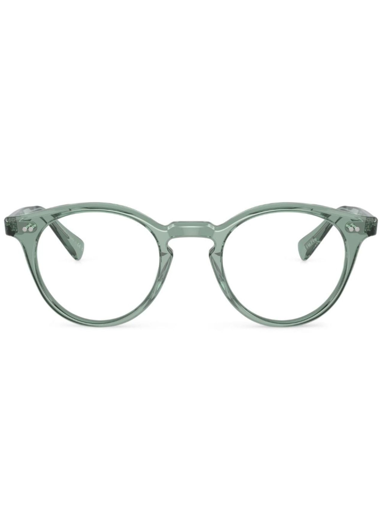 

Oliver Peoples очки в круглой оправе, зеленый