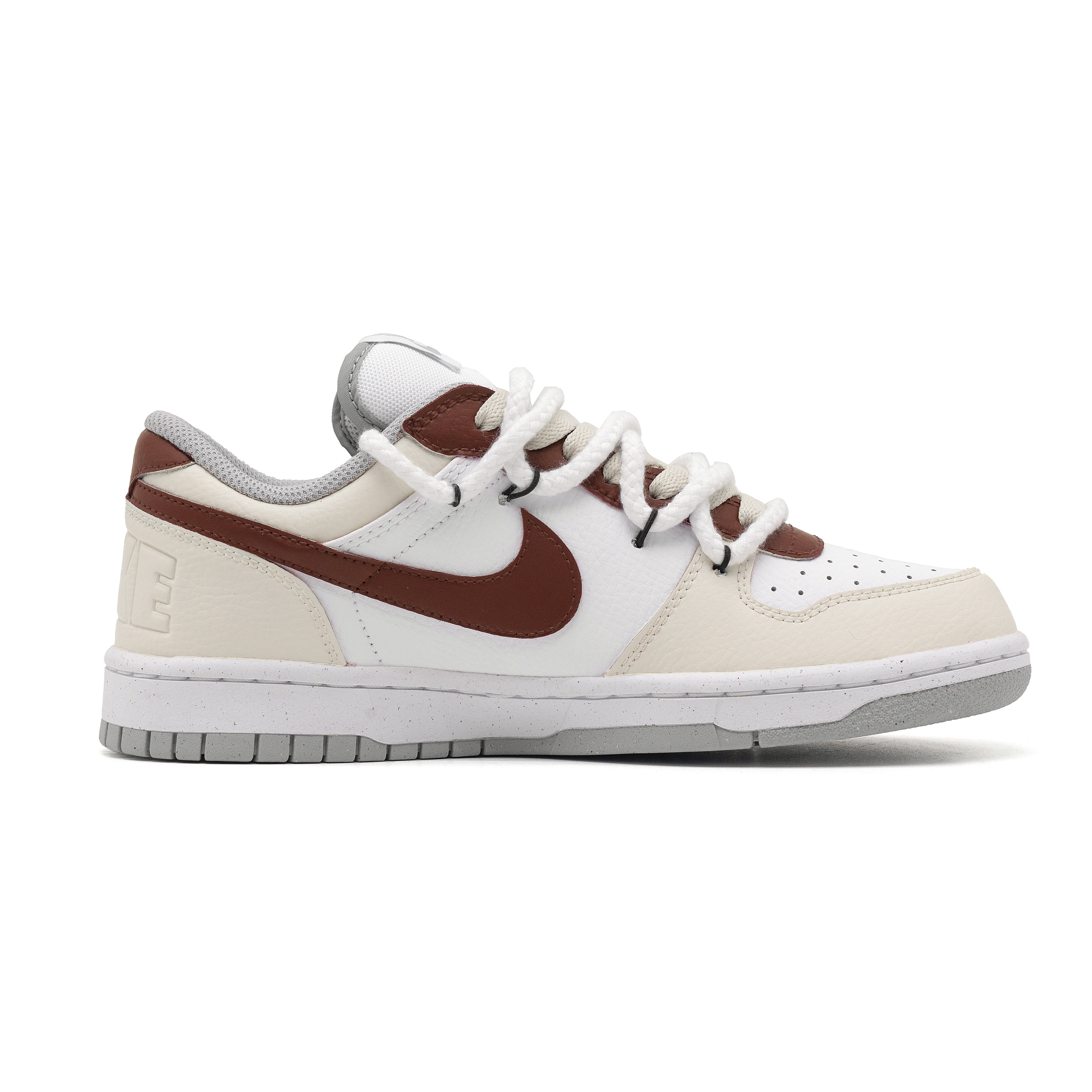 Nike Кроссовки для скейтбординга Big Low Blessing Grace Slip Resistant, Abrasion Resistant, Breathable low top мужские бело-красные — фото 3