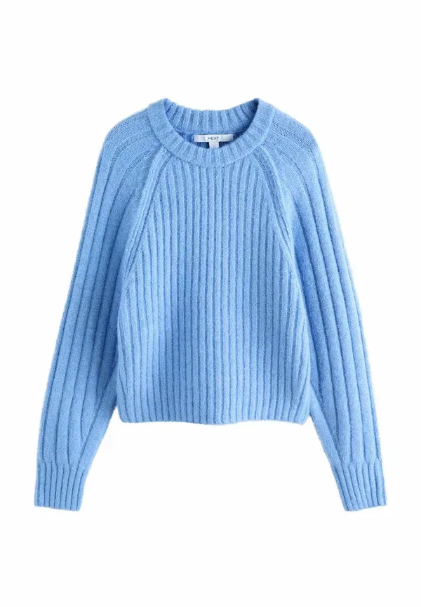 Джемпер Regular fit chunky crew neck Next, синий