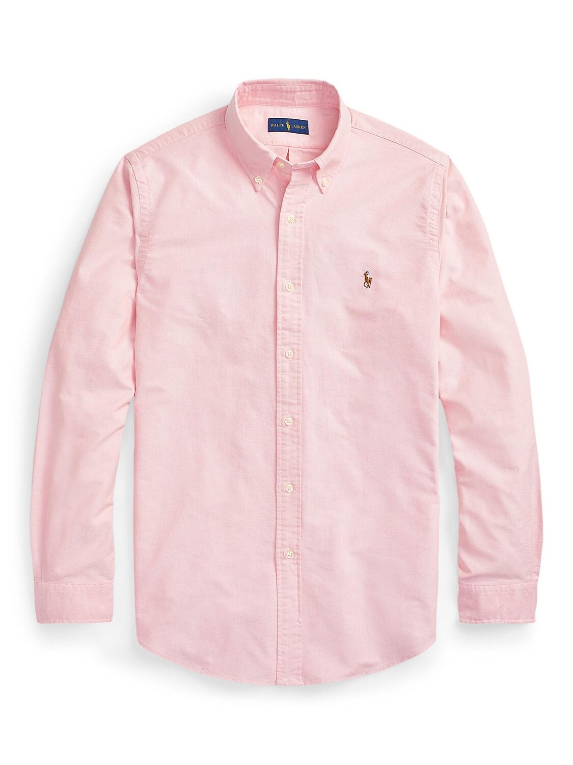 Оксфордская рубашка поло индивидуального кроя Ralph Lauren, розовый — фото 4