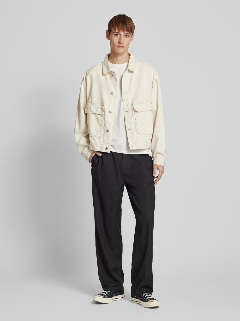

Куртка Trucker с карманами-клапанами Calvin Klein Jeans, белый