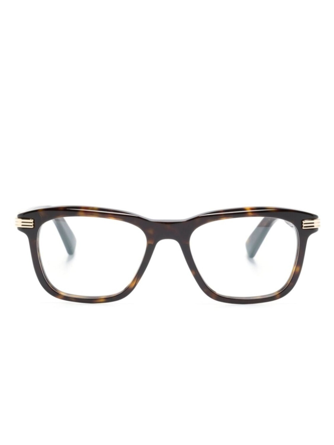 

Cartier Eyewear очки в прямоугольной оправе черепаховой расцветки, коричневый
