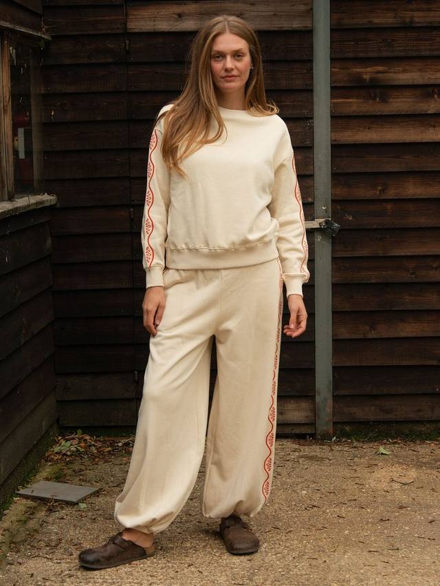 

Хлопковый свитшот Rhythm Cape Cove, White/Red