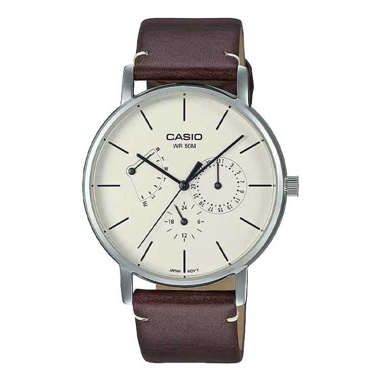 

Часы CASIO Male DRESS Japan / South Korea Fashion Sports Brown Analog, коричневый