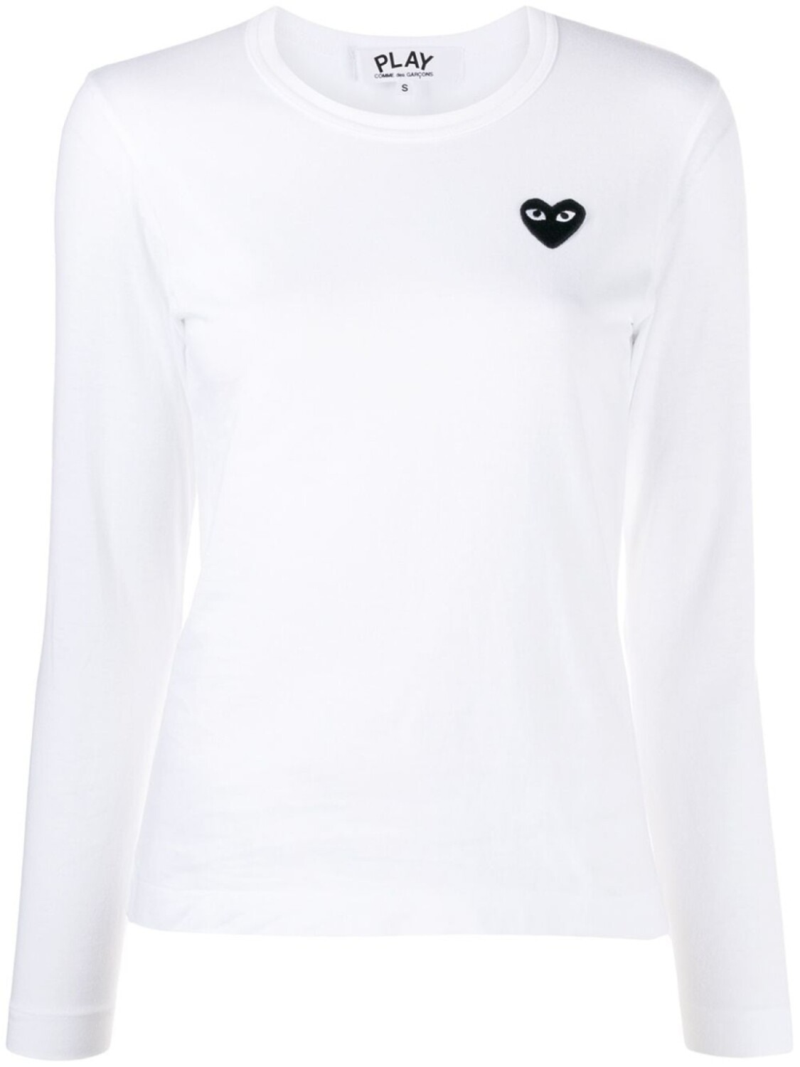 

Топ из джерси с вышитым логотипом Comme Des Garçons Play, белый