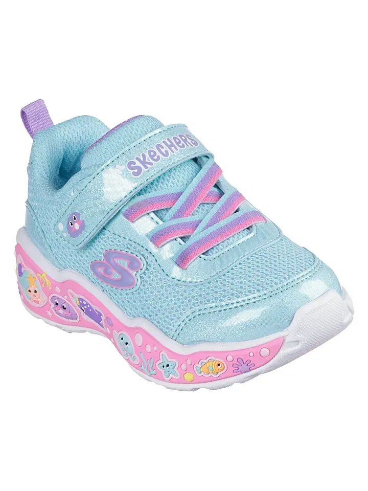 Кроссовки низкие с сетчатым верхом Skechers, бирюзовый — фото 3