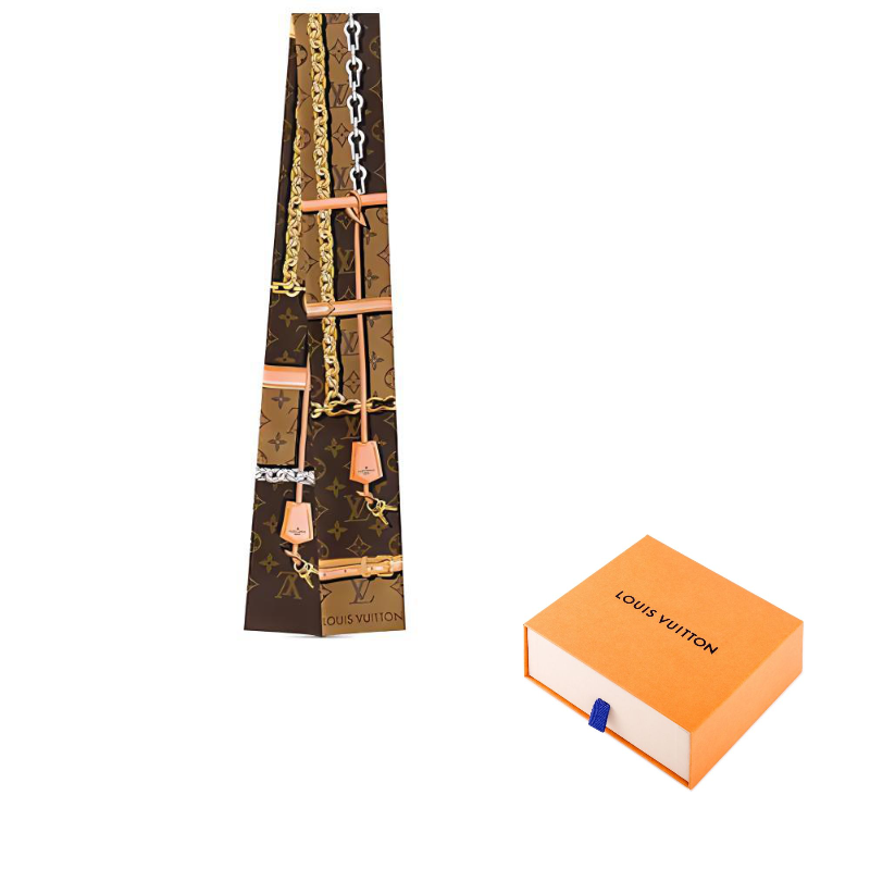 

Бандана Monogram Confidential LOUIS VUITTON, коричневый
