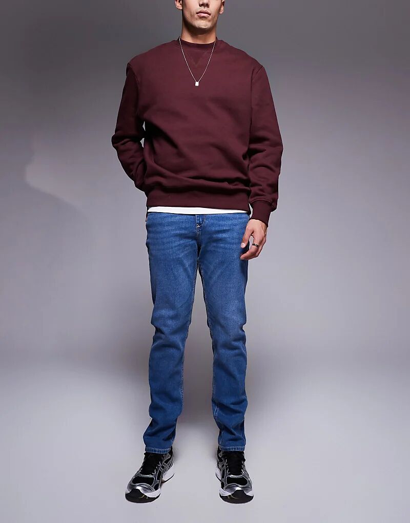 

Облегающие джинсы в оттенке синего цвета River Island