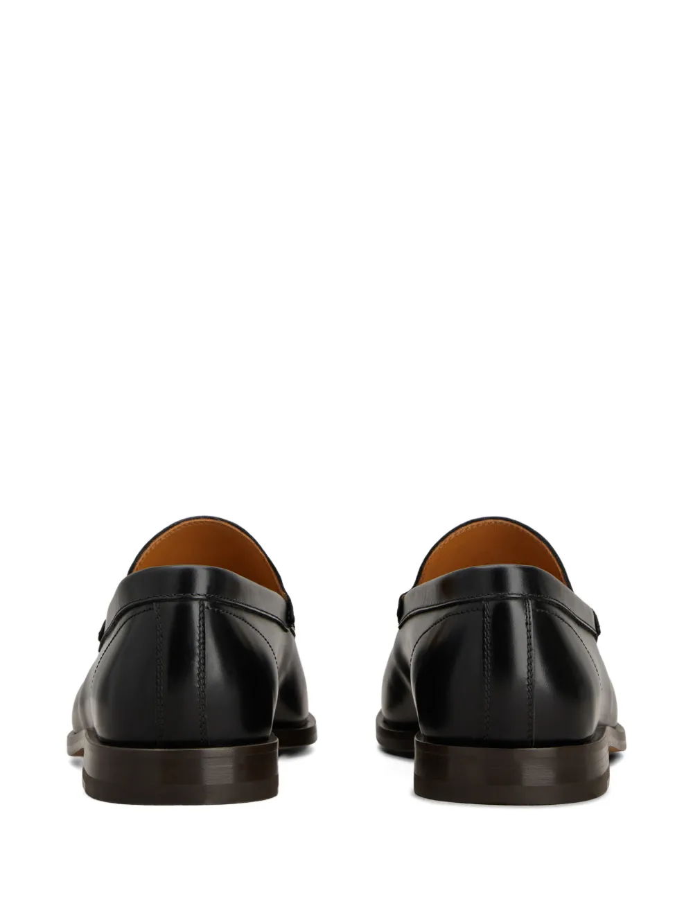 Кожаные лоферы с тисненым логотипом Tod'S, черный — фото 3