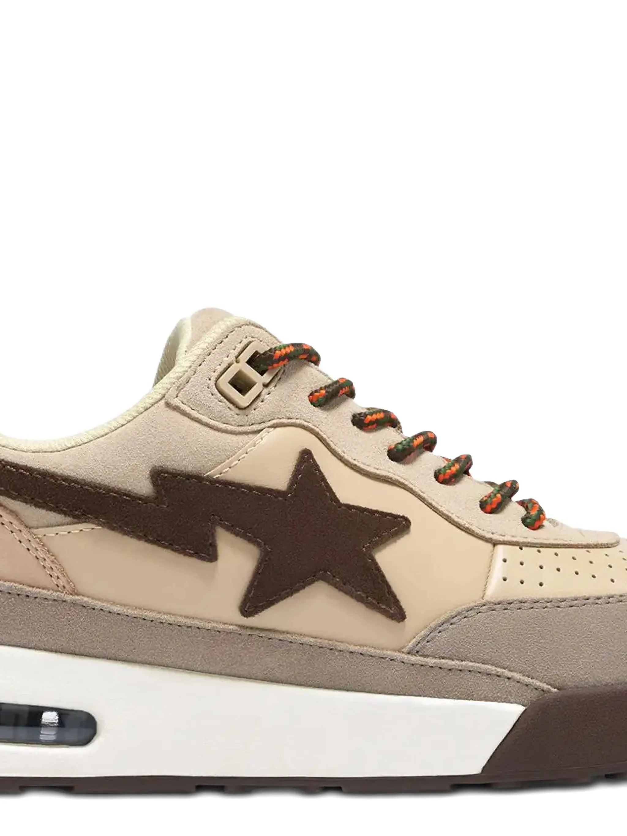 Кроссовки с низким голенищем Bape Road Sta 1 star-detailed A Bathing Ape, нейтральный — фото 2
