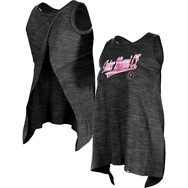 

Женский черный топ Athletic Cross Back Inter Miami CF 5Th & Ocean By New Era