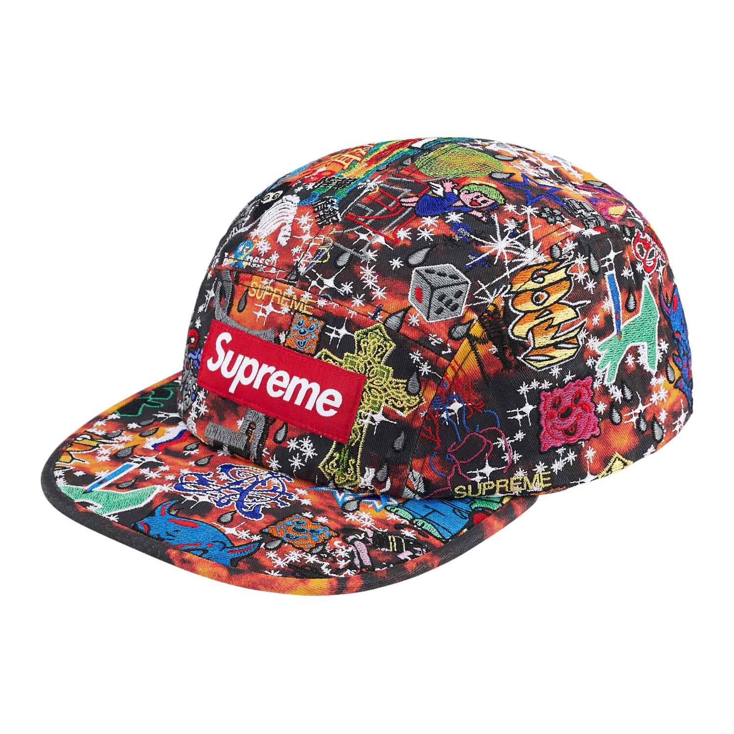 

Supreme Вышитая бейсболка AOI, Red