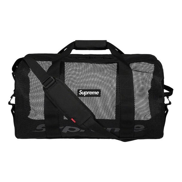

Сумка big duffle bag 'black white' Supreme, черный