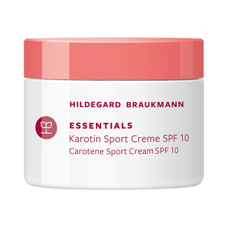 

Крем для лица essentials karotin sport creme spf 10 Hildegard Braukmann, объем 50 мл