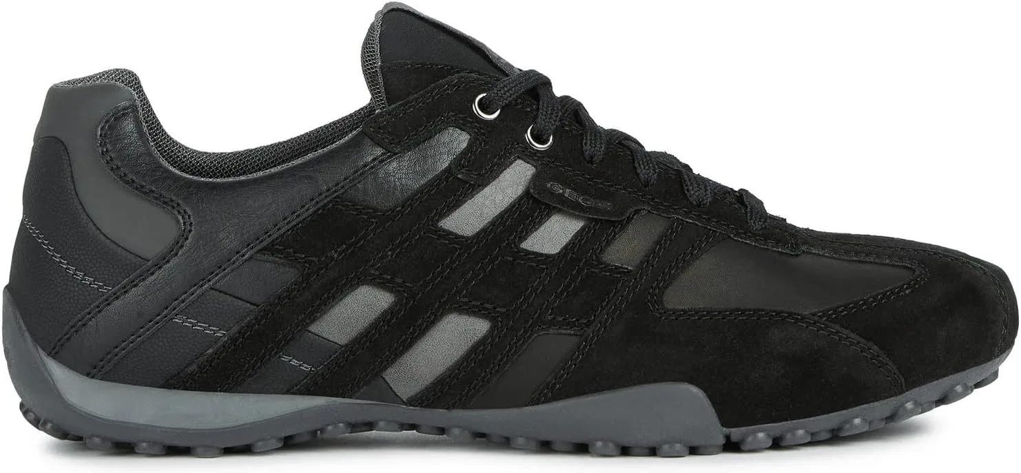 Кроссовки Geox Boys' Uomo Snake K Trainers, Black — фото 2