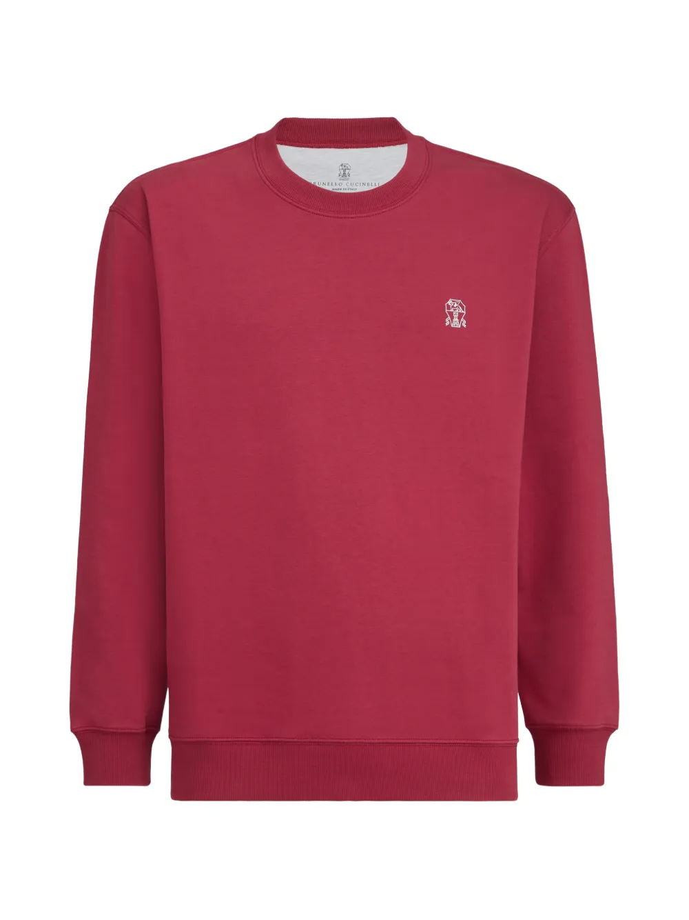 

Свитшот с логотипом Brunello Cucinelli, красный