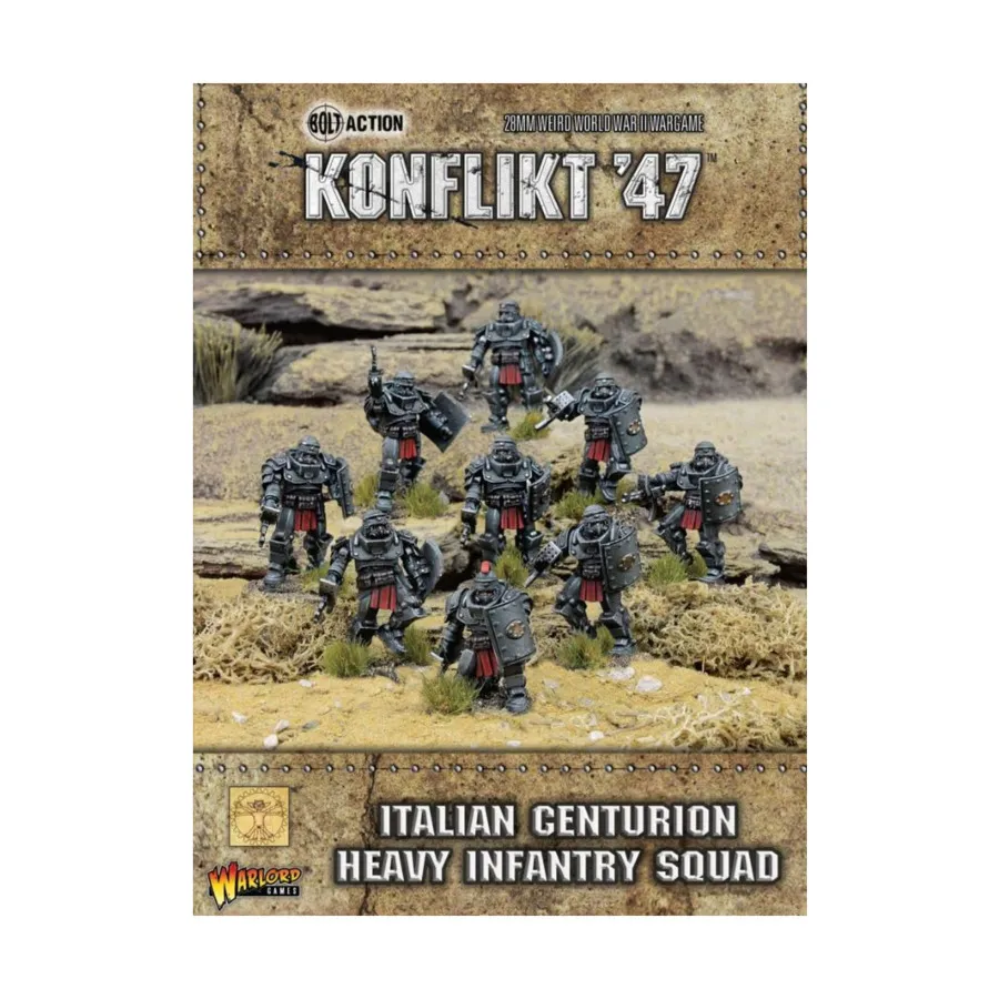 

Итальянский отряд тяжелой пехоты «Центурион», Konflikt '47 - Italian (28mm) (Warlord Games)