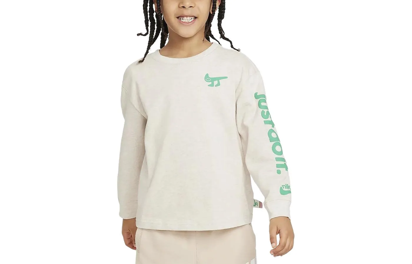 Nike Футболка light ivory white для детей