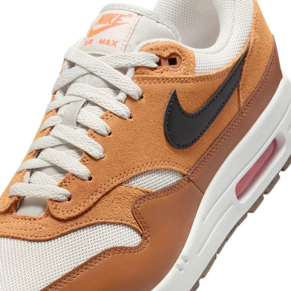 Мужские кроссовки NIKE Air Max 1 Essential, черный/светло-коричневый — фото 2