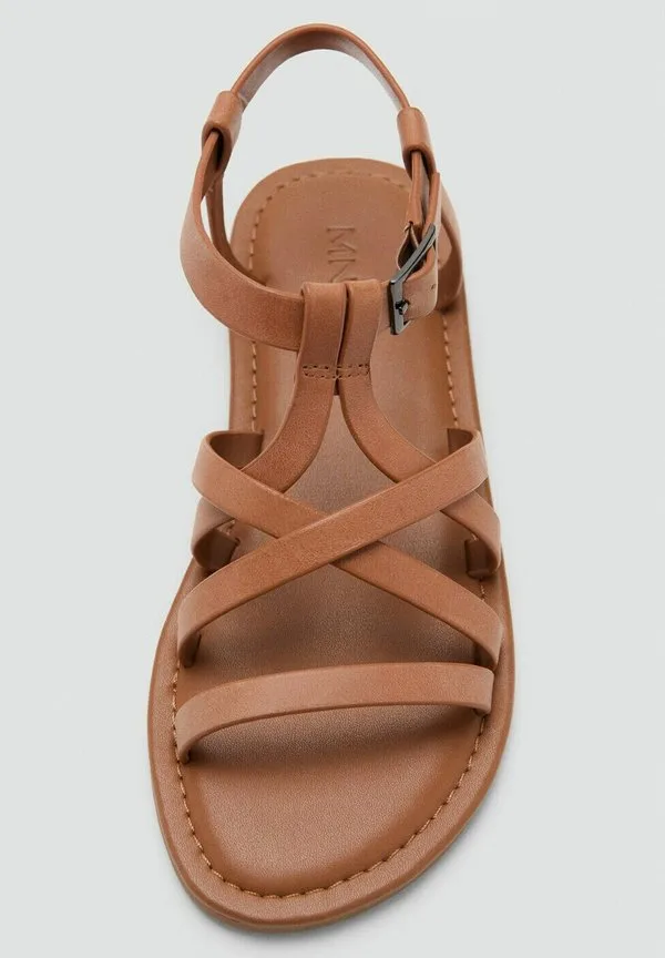 Детские сандалии Mango Kids, Brown — фото 3
