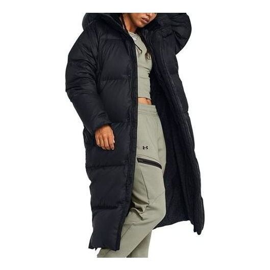 

Куртка coldgear infrared down puffer parka 'black' Under Armour, черный