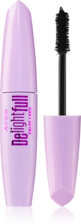 

Удлиняющая и утолщающая тушь для ресниц Avon DelightFull False Lash, Blackest Black 10 ml
